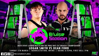 Pro2sday 26  Arcade Violence Interview w Kid Thomson  Dean Ford Vs Logan Smith TLC MATCH [upl. by Ruperta57]