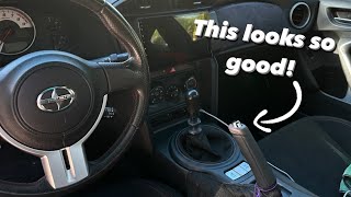 Black Interior Trim For My Scion FRS [upl. by Ahsiuqel]