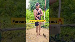 Forearms workout  Forearms workout in gym 🔥 Forearms kese banaye 😱 shorts youtubeshorts trending [upl. by Ayad]