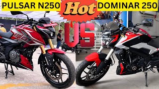 2024 New Pulsar N250 Vs Dominar 250 Detail Comparison On Road Price amp Features Which is Best 250cc [upl. by Dlorej]