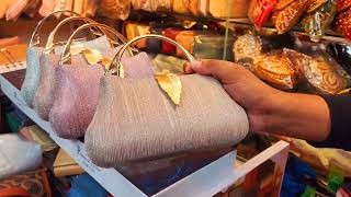 New Party Purse Collection  Handle with Long Chain  Price 1500tk bagfair partybag bridal [upl. by Brightman792]