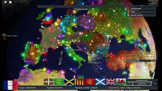 Part 4 of Frankish Empire Roblox Rise of Nations [upl. by Attevroc777]