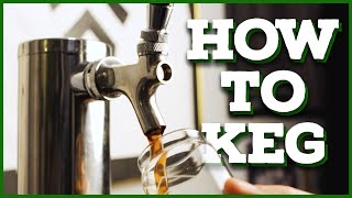 HOW TO KEG YOUR HOME BREW ft NewAir Single Tap Kegerator [upl. by Yahs]