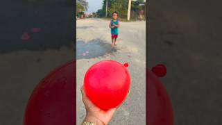 Balloon popping video 🎈🎈😅 funny poppingballon cutebaby trending shorts shortvideo [upl. by Atiram]