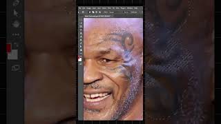 How to remove tattoo using patch tool shorts photoshop graphicdesign [upl. by Roseanna795]