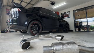 Installing the Best Lancer Ralliart Exhaust [upl. by Martie155]