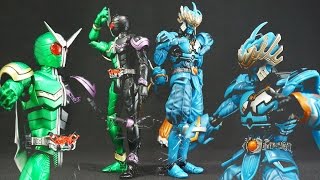 S H フィギュアーツ 仮面ライダーWダブル ナスカドーパント＆霧彦セレクション S H Figuarts Kamen Rider Double Nazca dopant [upl. by Mackintosh]