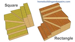 A Few Things To Consider Before Using Rectangles To Layout Winder Stairs [upl. by Boy]