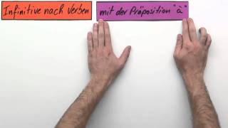 Französisch Infinitive nach Verben mit der Präposition quotàquot  Französisch  Grammatik [upl. by Mcdade635]