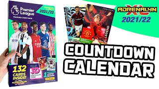 FIRST LOOK  Panini ADRENALYN XL Premier League 202122  COUNTDOWN CALENDAR [upl. by Etteyafal]