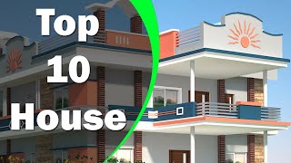 Front House Elevation 3D  2024 PiyushPanchal home [upl. by Lusty112]