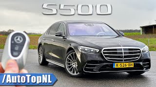 2021 Mercedes Benz S class S500 REVIEW on AUTOBAHN NO SPEED LIMIT by AutoTopNL [upl. by Iadrahs]