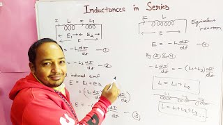 Inductances in series in hindi  Inductors in series combination in hindi [upl. by Avahc]