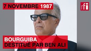 7 novembre 1987  Bourguiba destitué par Ben Ali [upl. by Inalaehak]