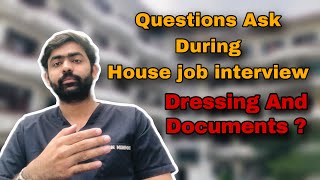 Interview For House Job Pakistan medical colleges  FMGs [upl. by Rilda]