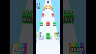 Satisfying Mobile Games  Jelly Run 2048 All Levels Gameplay Walkthrough Android ios max shorts [upl. by Frechette]