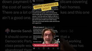 Bernie sanders COOKED the Democrats trump kamalaharris donaldtrump election shorts politics [upl. by Orelle]