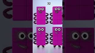 Back to School Counting Fun with Three  Part 3  Counting made Exciting  Numberblocks [upl. by Offen]