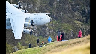 A400m Atlas Low Level Mach Loop [upl. by Samtsirhc639]