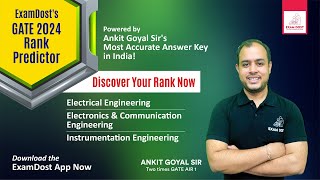 Best GATE2024 Rank Predictor Launched  Ankit Goyal  One Man Army [upl. by Teddman]