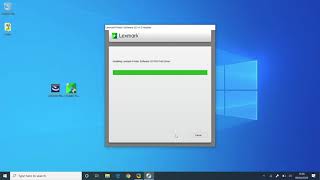 Lexmark  Windows install Print driver [upl. by Mclain161]