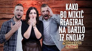 POP TV  Kmetija Cela štala 🌾  Kako bo Mikič reagiral na darilo iz gnoja [upl. by Anide755]