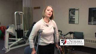 How To Use Crutches Properly  The Nebraska Medical Center [upl. by Horwitz]