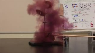 Nitrogen triiodide  slow motion [upl. by Dixil]