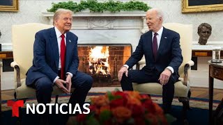 Biden recibe a Trump en la Casa Blanca [upl. by Nnairek554]