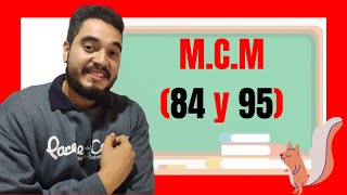 🎬 MÍNIMO COMÚN MÚLTIPLO de 84 y 95 [upl. by Gnous275]