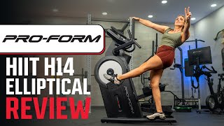 ProForm Pro HIIT H14 Elliptical Review A LowImpact Vertical Elliptical [upl. by Centonze]