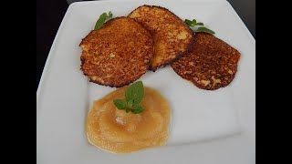 Kartoffelpuffer Reiberdatschi auf dem Grillstein [upl. by Seugirdor]