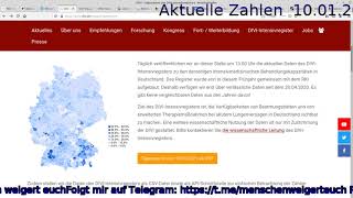 Aktuelle Zahlen 10012021 RKI und DIVI Register [upl. by Enyad529]