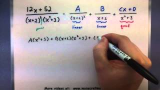 PreCalculus  Partial fraction decomposition [upl. by Hcir336]