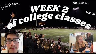 Week 2 of College  Vlog 3  LETSS GOO HORNETSS [upl. by Ilanos95]