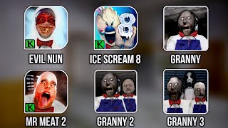 Ice Scream 8 All New Mods  Granny Vs Granny 2 Vs Granny 3 Vs Evil Nun Vs Ice Scream 8 amp More [upl. by Hedaza]