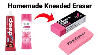 How to make Kneaded Eraser at homeDIY Eraser homemade Kneaded Eraser Moldable Eraser [upl. by Terrab]