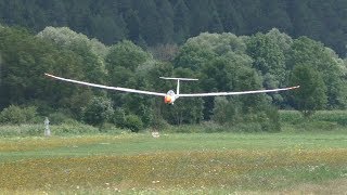 SchemppHirth Duo Discus landing at Airfield Nötsch  OE5698 [upl. by Madison739]