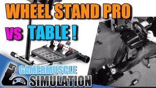 WHEEL STAND PRO VS TABLE   GamerMuscle Simulation [upl. by Ellehcim]