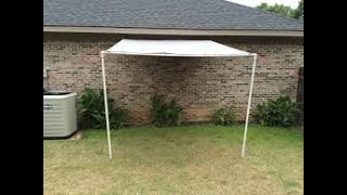 DIY CHEAP LeanTo Shed with a Tarp Roof [upl. by Elinore342]