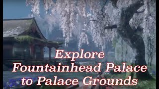 Sekiro Shadows Die Twice  Explore Fountainhead Palace to Palace Grounds  Last Gourd Seed Location [upl. by Aratnahs]