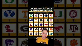 Here is my reaction to the Week 11 CFP Rankings Week 11 atlassports cfb collegefootball cfp [upl. by Auqkinahs]