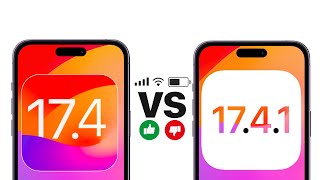 iOS 1741 vs iOS 174  Worth Updating [upl. by Ahtibat]