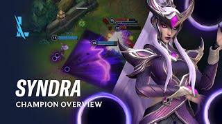 Syndra Champion Overview  Gameplay  League of Legends Wild Rift [upl. by Boycie]