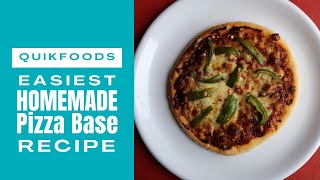 Pizza Base Recipe  Pizza Base Kaise Banaye  Easy Way to Make Pizza Base at Home [upl. by Carlota]