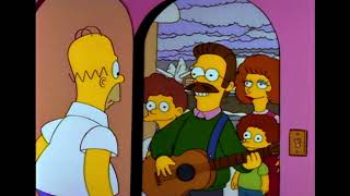 Ned Flanders sings Diddley Dee AI Cover [upl. by Eldnek]