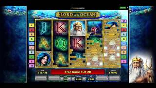 Lord of the Ocean Slot  £4 stake  late saving bonus round [upl. by Bonnice126]