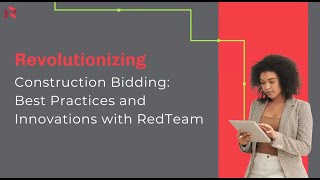 Webinar Revolutionizing Construction Bidding [upl. by Hanafee209]