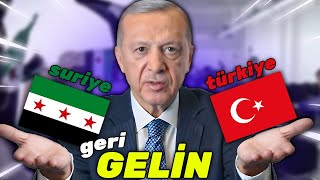 SURİYELİLER GERİ GELSİN 😡 [upl. by Bundy]