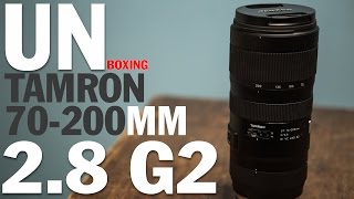 UNBOXING THE TAMRON 70200MM 28 G2 [upl. by Melisenda]